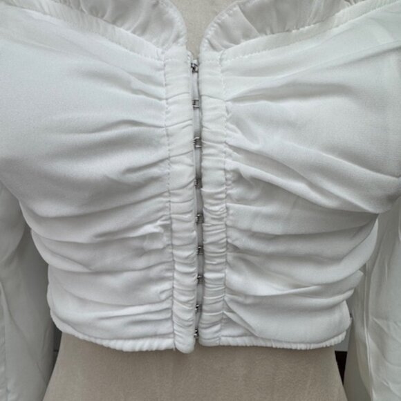 NWOT Off the Shoulder Corset Top - Picture 3 of 9